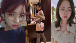 HLBDY南昌眼镜妹母狗萧媚儿露脸做爱私拍口爆吞精后入足交户外全裸曝光